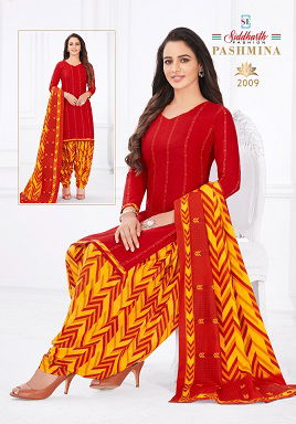 Siddharth Pashmina 2 Ready Made Casual Daily Wear Cotton Printed Dress Collection